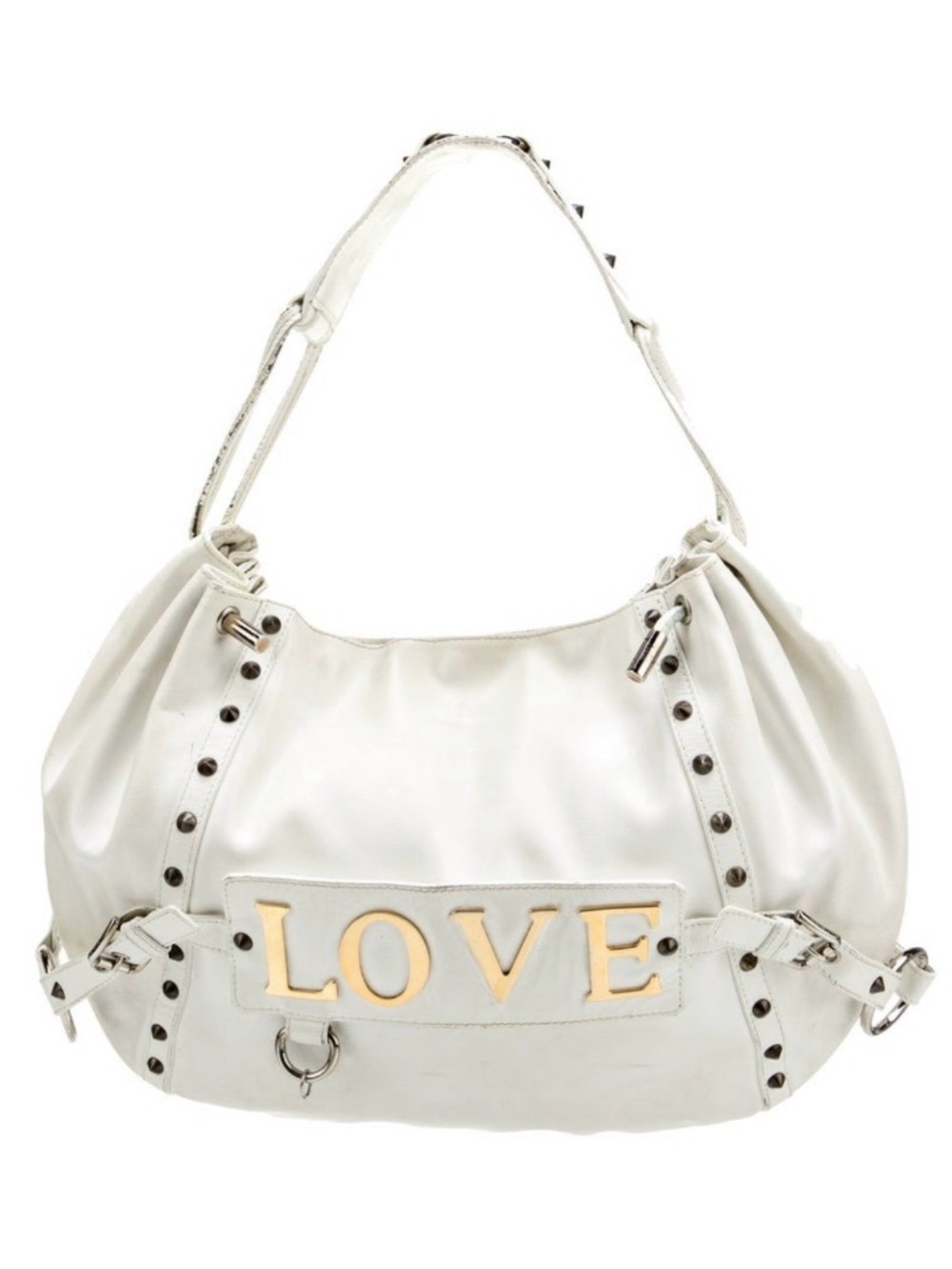 Final SALE Dolce & GABBANA Vintage Handbag Love Large Leather Iconic Hobo